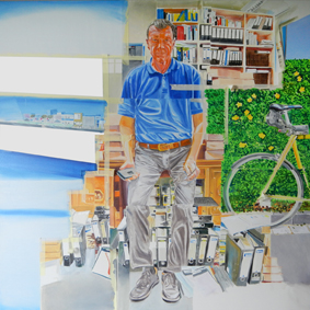 Portrait, moments, painting
