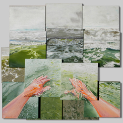 cold northsea hans-gerhard meyer painting hände hands