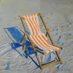 Deckchair, sea breeze, moments memory meyers-art,