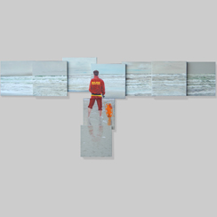 Lifeguard - Guardians at the north sea meyers-art momente malerei